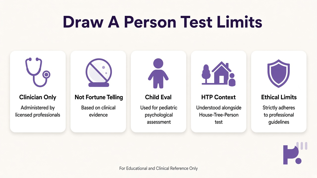 Tips: HTP context, not fortune telling, child eval, trained clinician, limits
