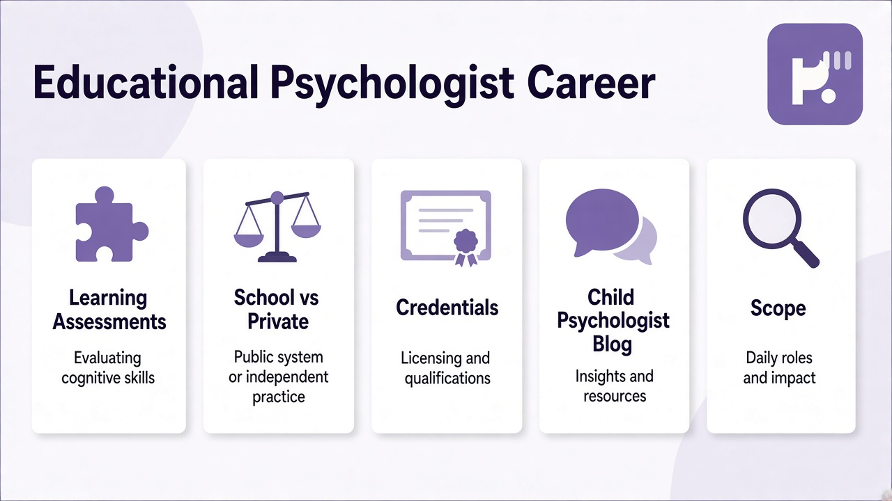 Tips: learning assessments, school vs private, credentials, child psychologist blog, scope