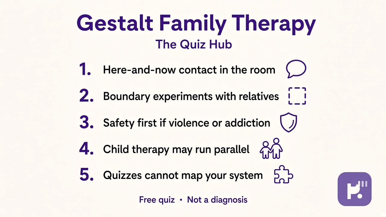 Gestalt family tips: here-and-now contact, boundary experiments, safety first, child therapy link