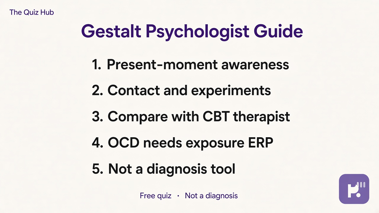 Tips: awareness experiments, contact styles, CBT therapist compare, exposure when OCD