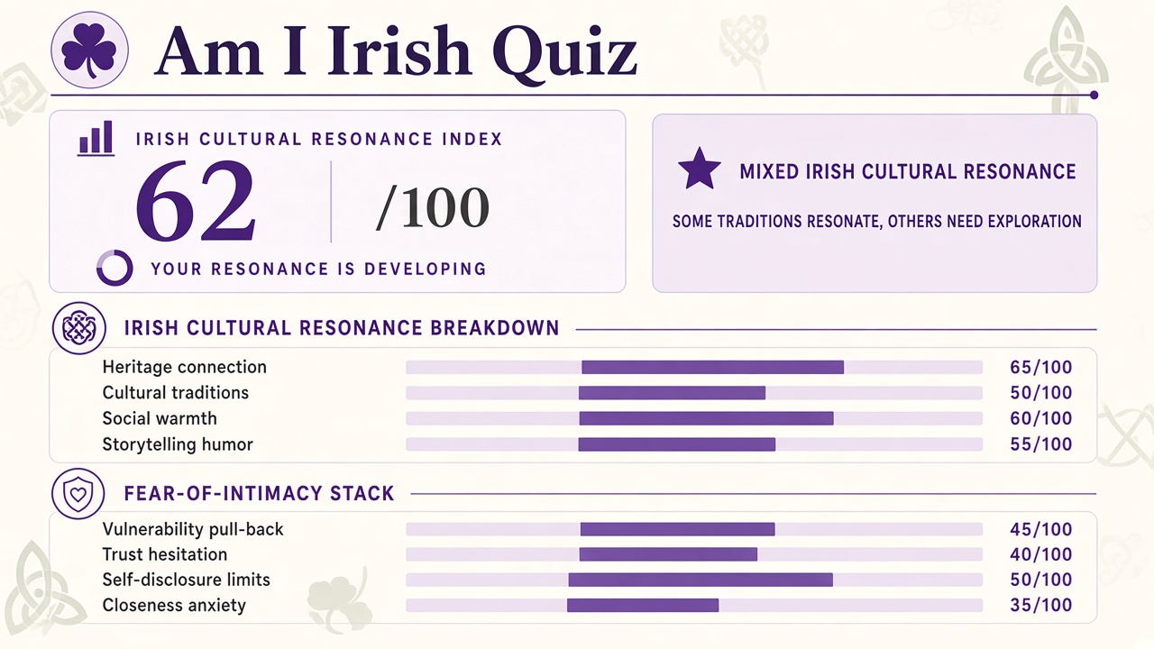 Am I Selfish Quiz report with index score, domain bars, and intimacy stack on The Quiz Hub