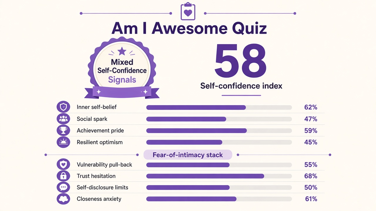 Athlete Potential quiz report with index score, domain bars, and stack on The Quiz Hub