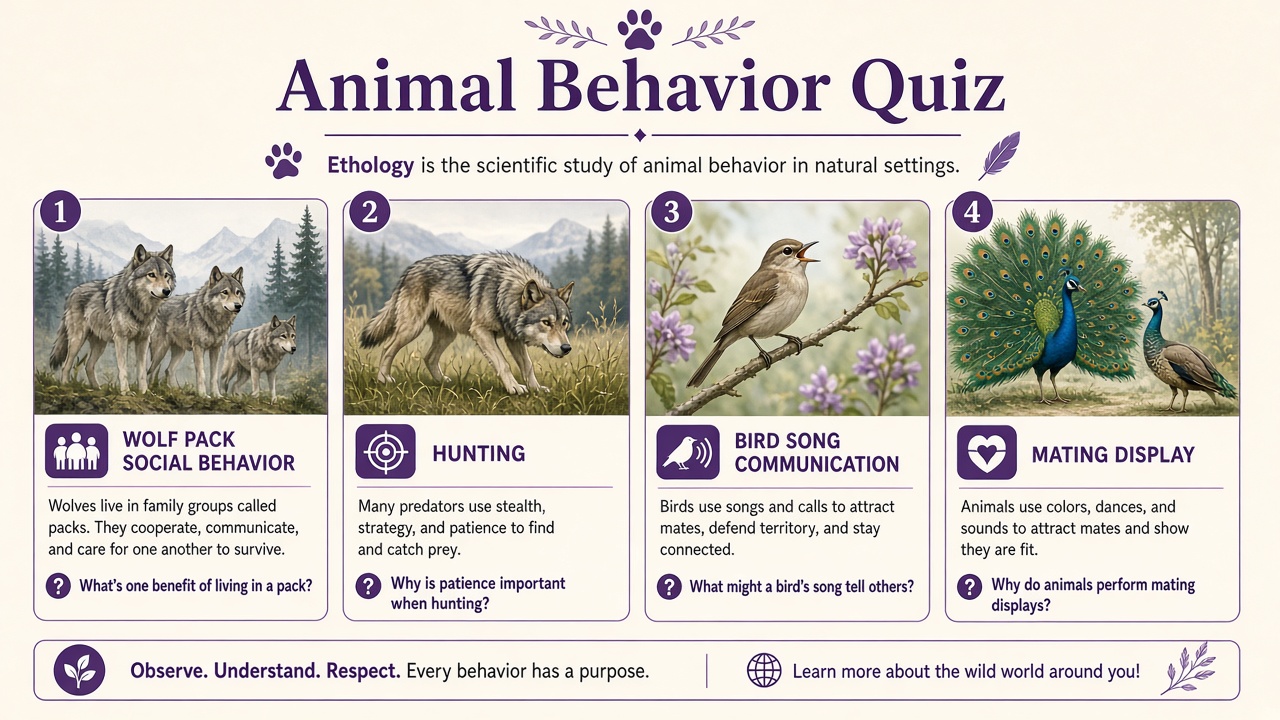 Reptile Care quiz report with index score, domain bars, and stack on The Quiz Hub