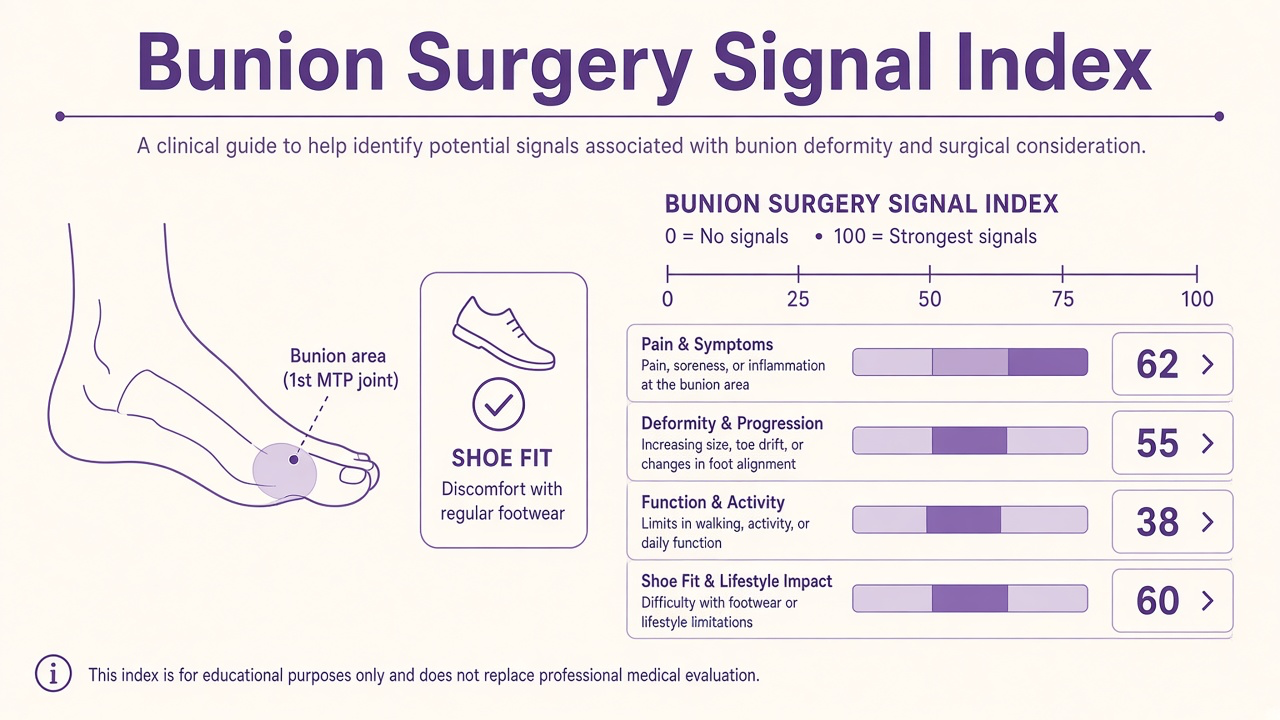 Tip infographic: do i need bunion surgery