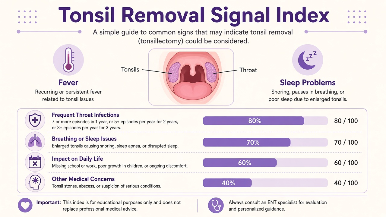 Tip infographic: do i need my tonsils removed