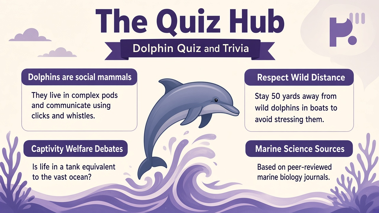 Dolphin trivia tips: mammals not fish, echolocation, food webs, social pods, respectful viewing, fun only