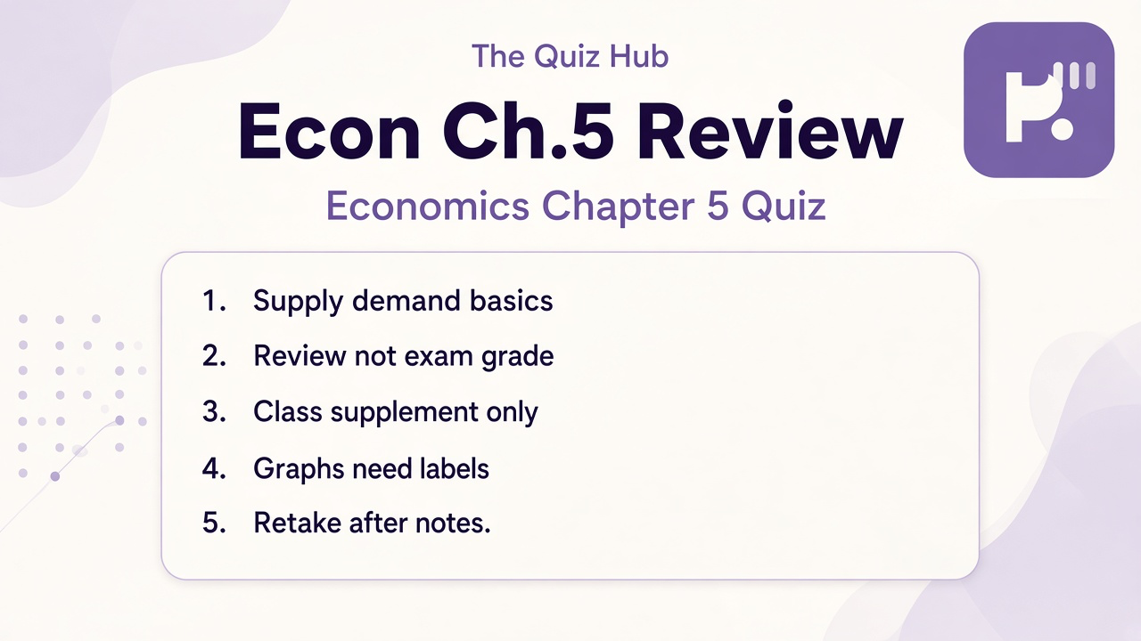 Economics ch5 tips: supply demand basics, equilibrium language, graph literacy, class supplement not exam grade