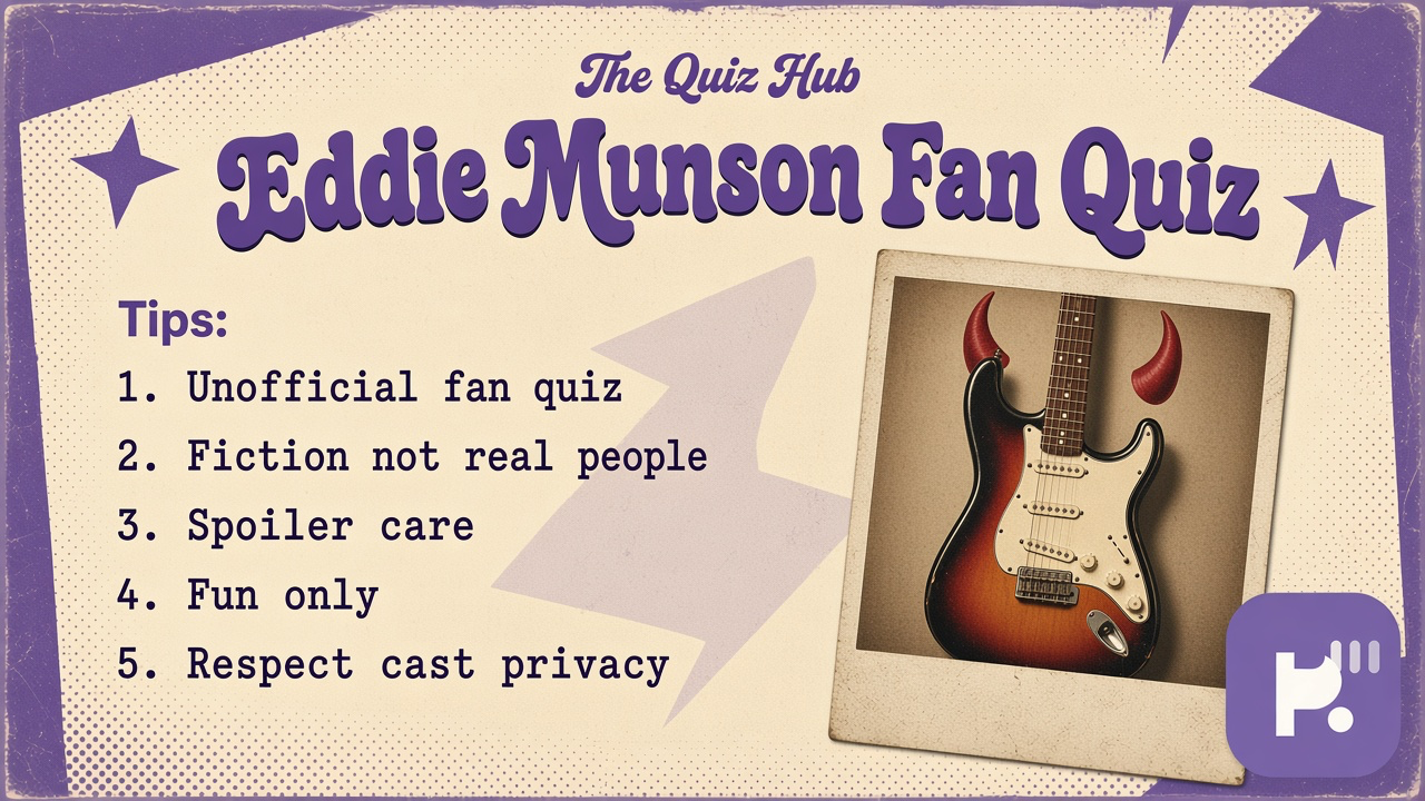 Eddie Munson fan tips: unofficial ST quiz, Hellfire club vibes, fiction not real people, spoiler tags, kind fandom