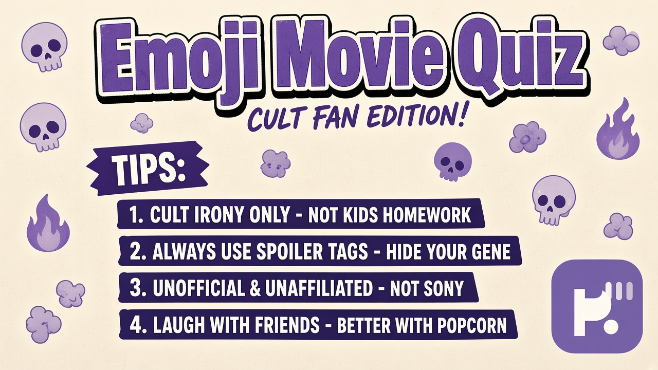 Emoji Movie fan tips: Textopolis lore, spoiler tags, cult irony, unofficial disclaimer, respect cast privacy