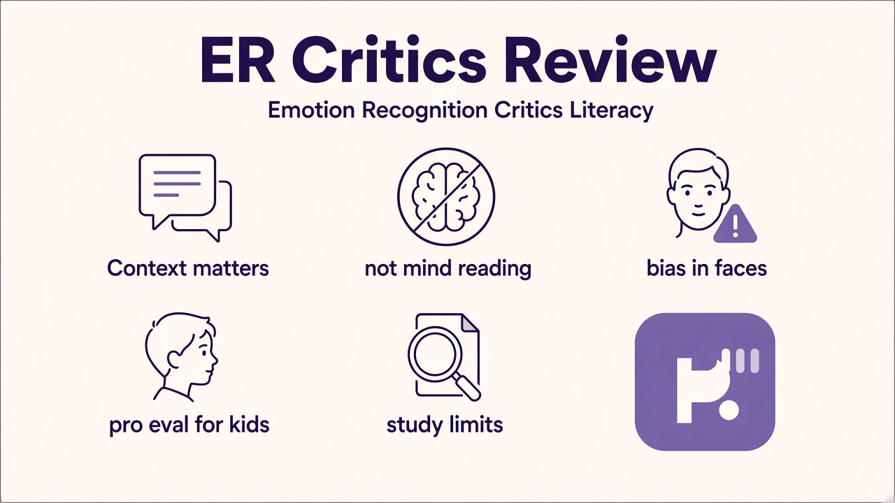 Pop ER test literacy tips: context matters, not mind reading, bias in faces, pro eval for kids, study not hype