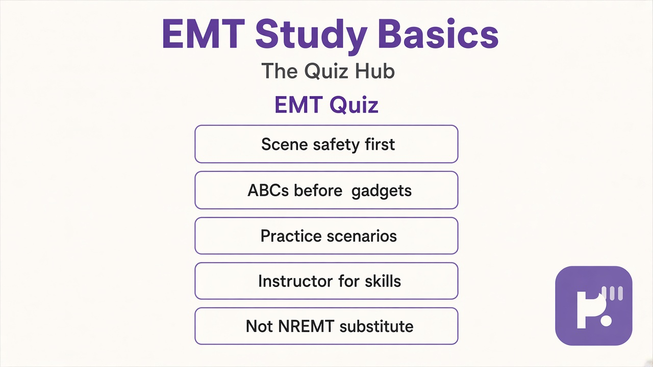 EMT literacy tips: scene safety, PPE, SAMPLE language, radio handoff, scope limits, study not NREMT