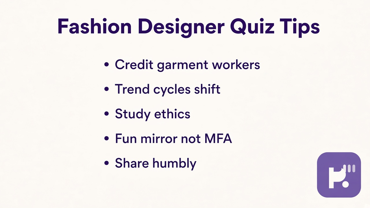 Fashion designer tips: sketch often, learn fabric, welcome critique, credit sources, quiz not portfolio license