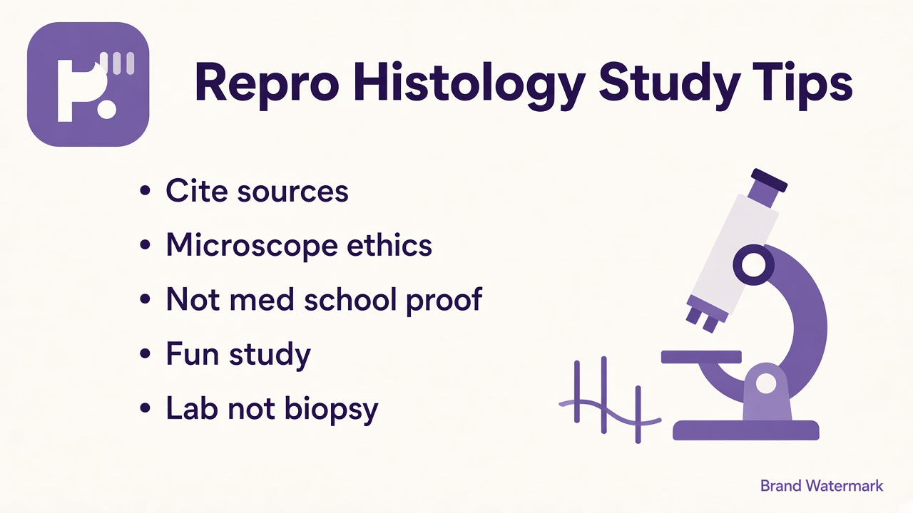 Female repro histology tips: follicle zones; endometrium layers; tube cilia; cite atlas; quiz not biopsy
