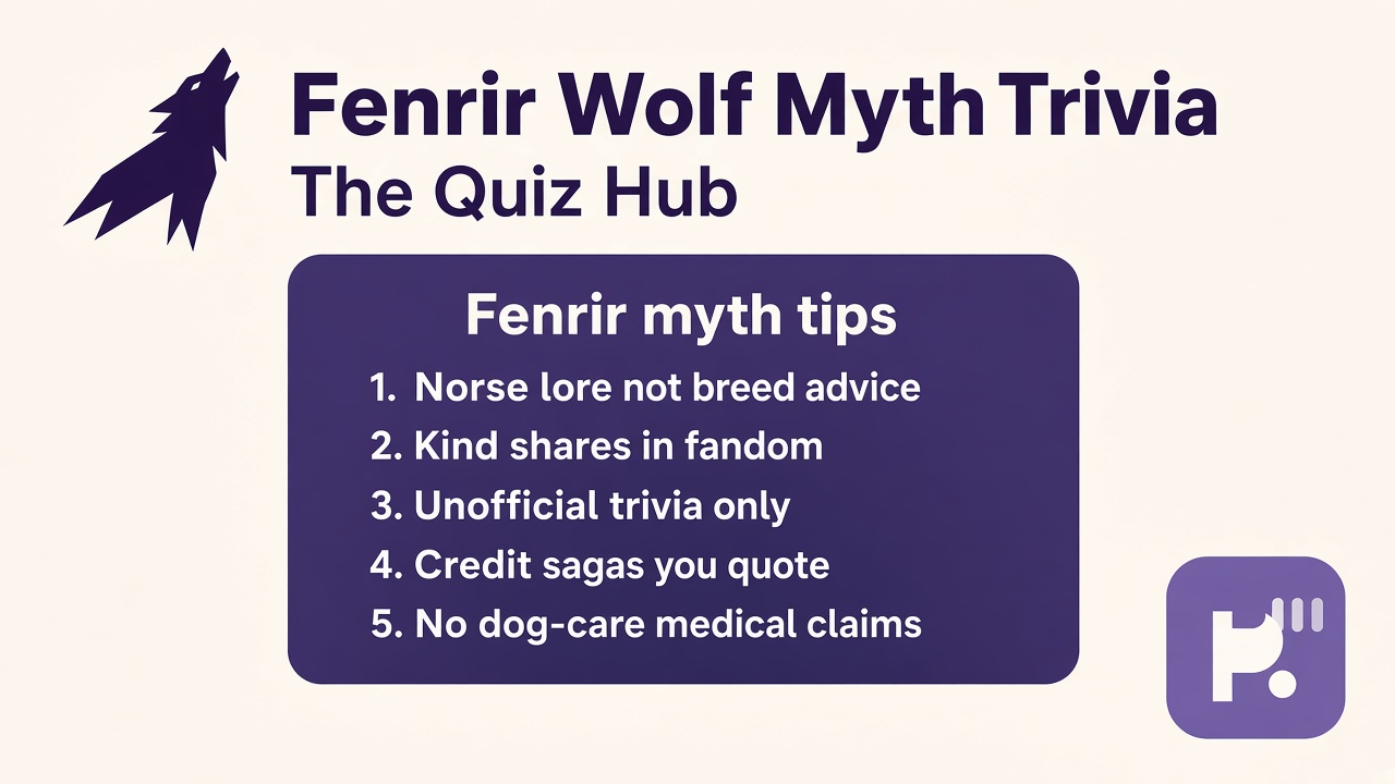 Fenrir myth tips: Edda binding story, Tyr and Gleipnir, pop vs source, real wolves not props, unofficial fun shares