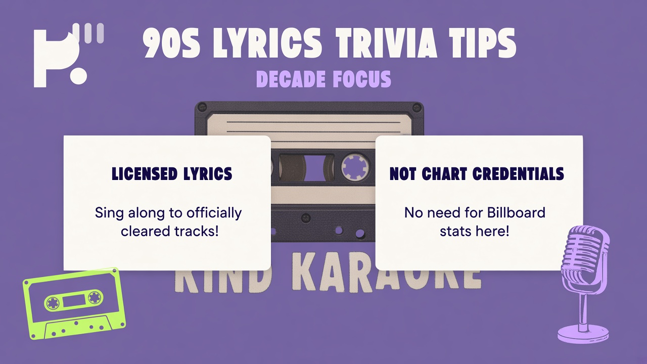 90s lyrics quiz tips: decade hooks; tagged nostalgia shares; short quotes; unofficial trivia; kind retro chats
