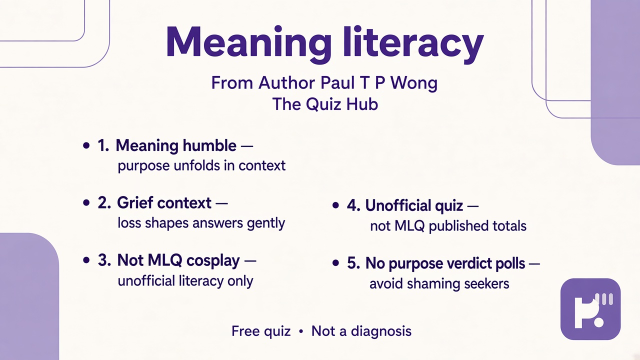 Wong tips: meaning humble; grief context; not MLQ cosplay; unofficial quiz; no purpose verdict polls
