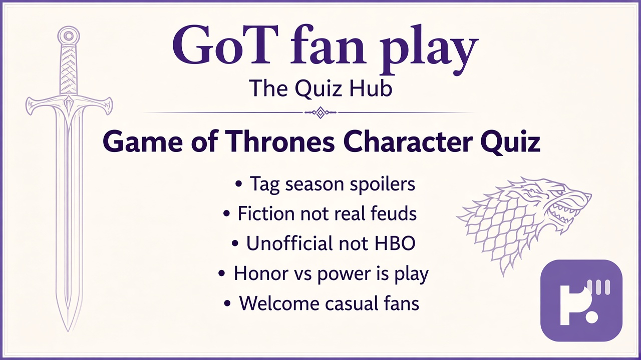 GoT fan tips: tag spoilers, fiction not feud, unofficial not HBO, honor vs power play, kind fandom