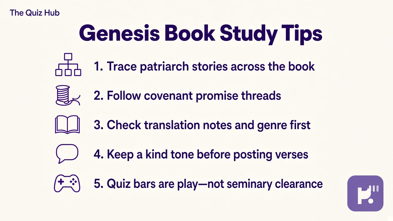 Genesis book tips: patriarch arcs, covenant threads, respectful context, playful bars not seminary dunk threads