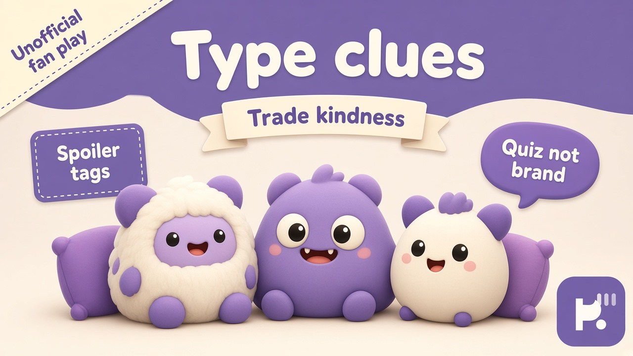 Pokemon guess tips: fair silhouettes; tag spoilers; credit art; quiz not Nintendo hire