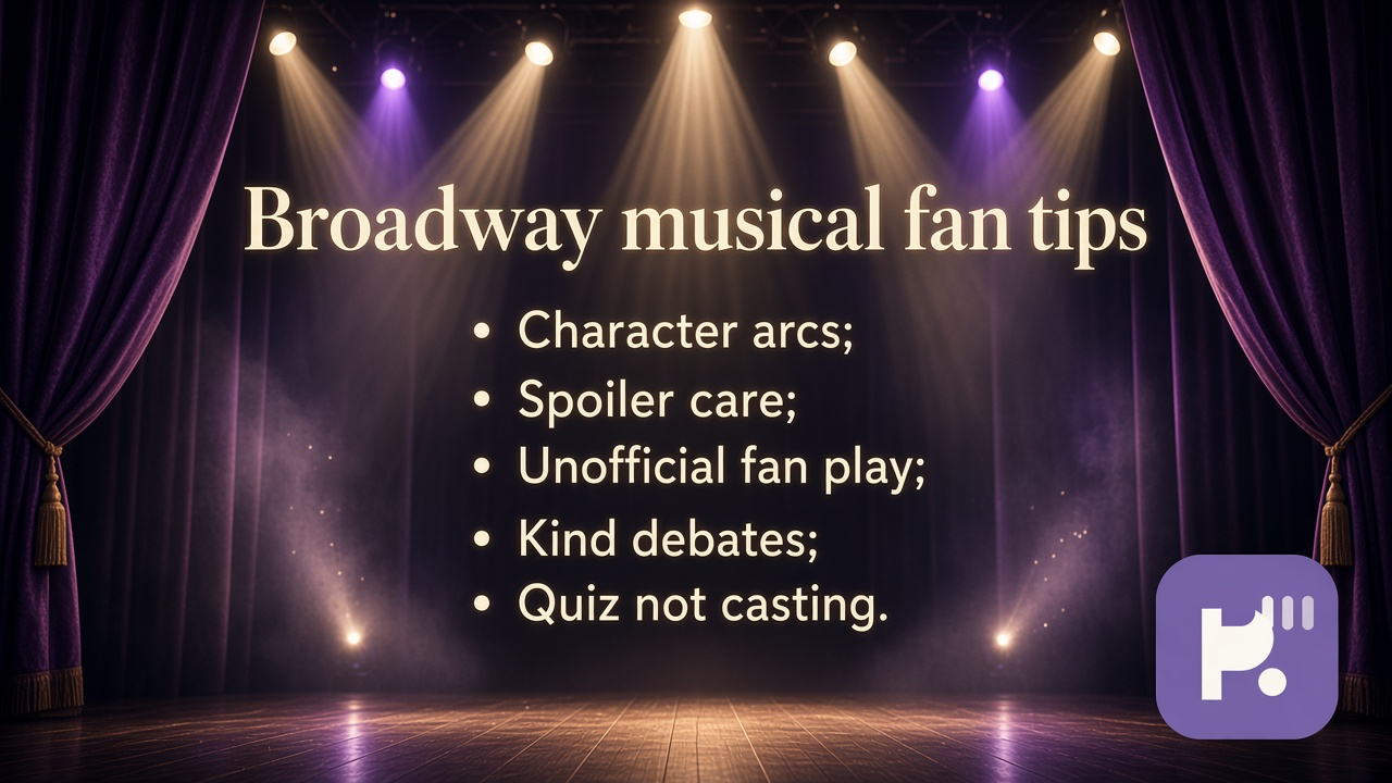 Hamilton fan tips: fiction not feud; spoiler tags; kind Broadway fandom; unofficial not casting; no performer harassment