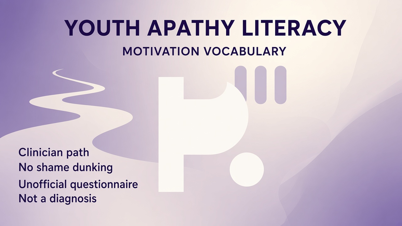 AAI literacy tips: school motivation humility; clinician not meme label; unofficial quiz; kind support not dunk threads