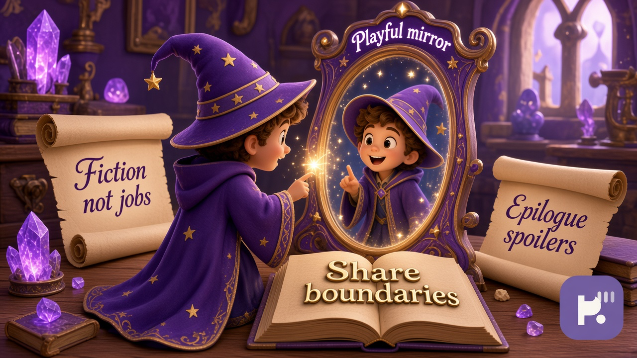 HP life quiz tips: fantasy play not job orders; tag spoilers; kind shares; not Warner Bros hiring
