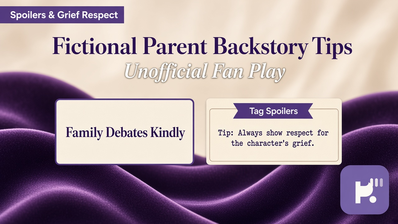 HP parents quiz tips: fiction parent lanes; tag backstory spoilers; kind family debates; unofficial not WB proof