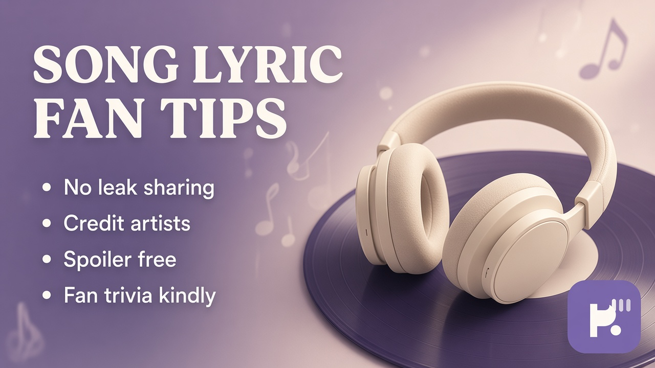 Harry Styles song tips: lyric humility; tag spoilers; respect setlists; quiz not label authority
