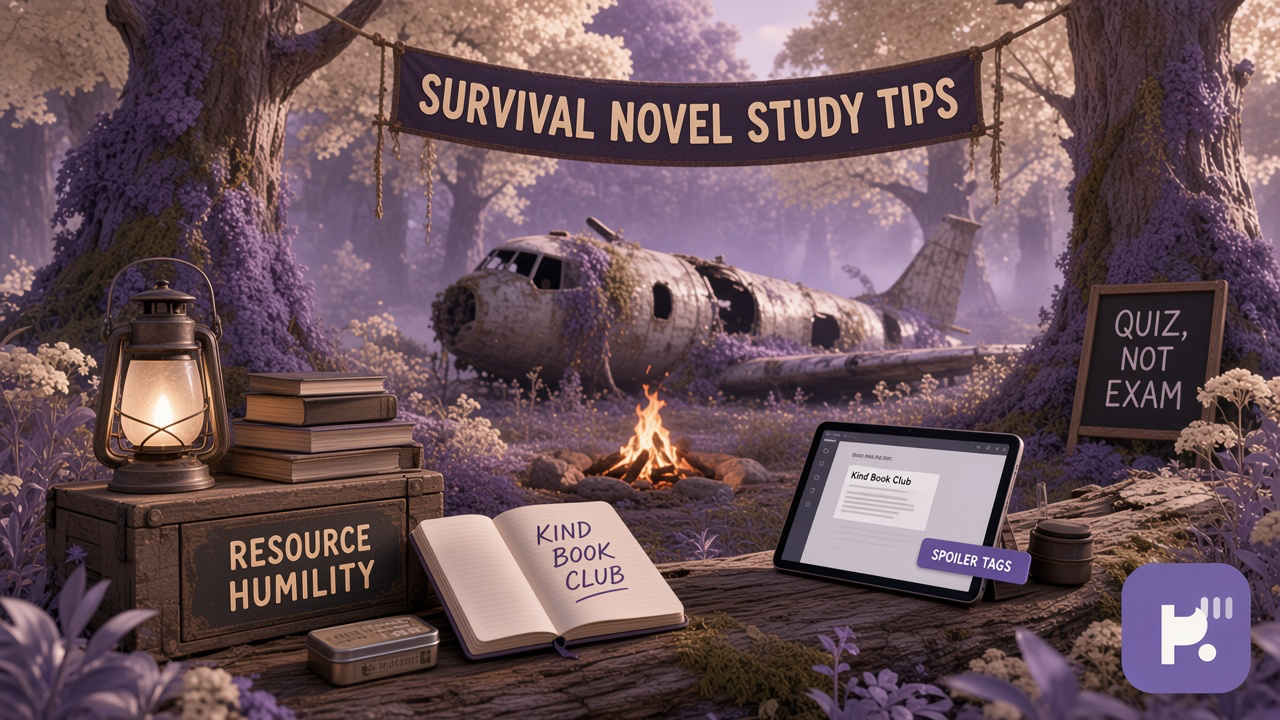 Hatchet tips: Brian crash arc; hatchet skills; lake solitude; tag spoilers; quiz not graded book report