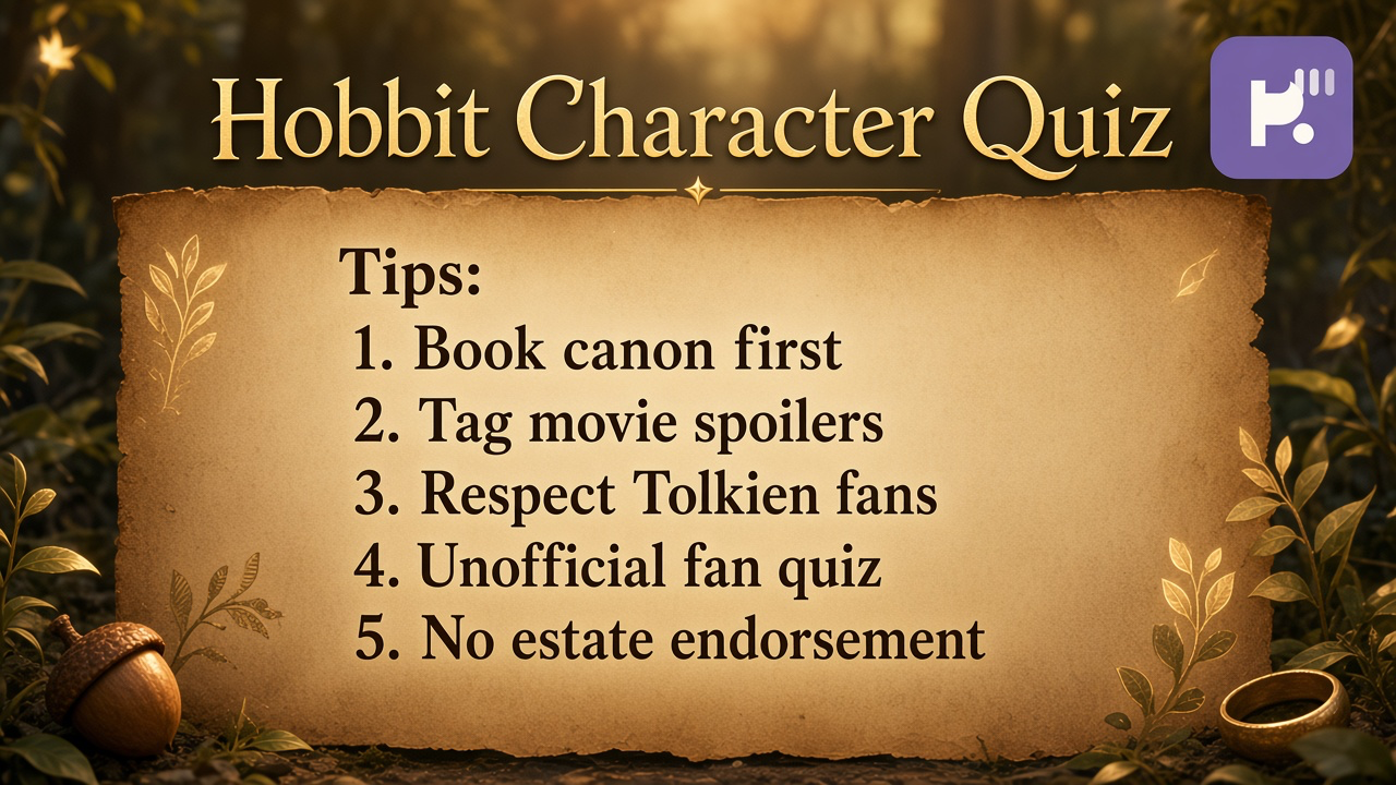 Hobbit fan tips: tag spoilers; cozy not cruel; unofficial not Tolkien estate; courage vs comfort mirror; kind fandom