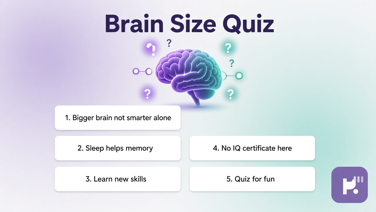 Brain size myth tips: curiosity over dunking; bust hemisphere hype; humble on IQ tests; quiz not gifted certification