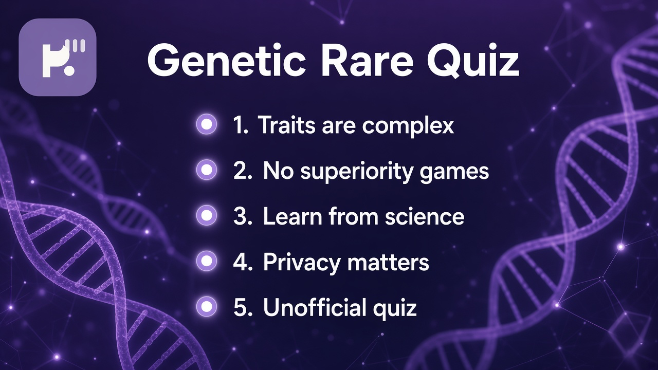 Genetics tips: variants need context; no ethnic rank; humble pop sci; quiz not lab mailer