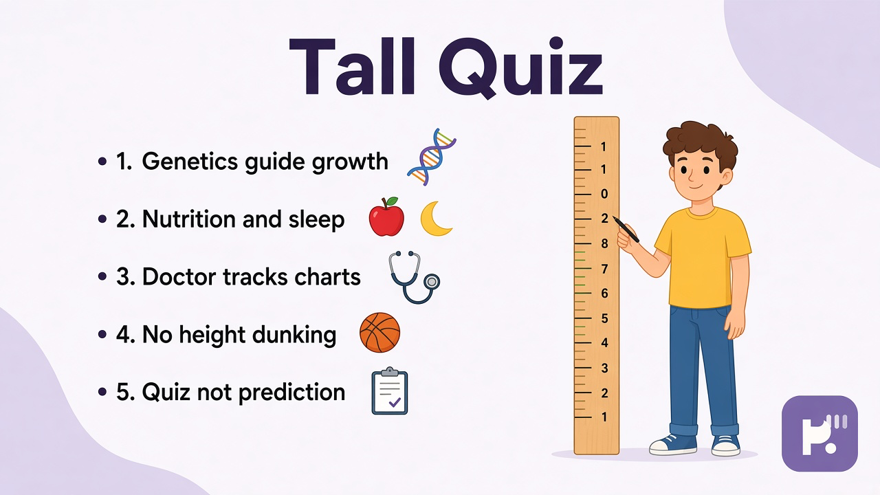 Teen height tips: percentiles need context; puberty varies; ask pediatric teams; quiz not height prediction