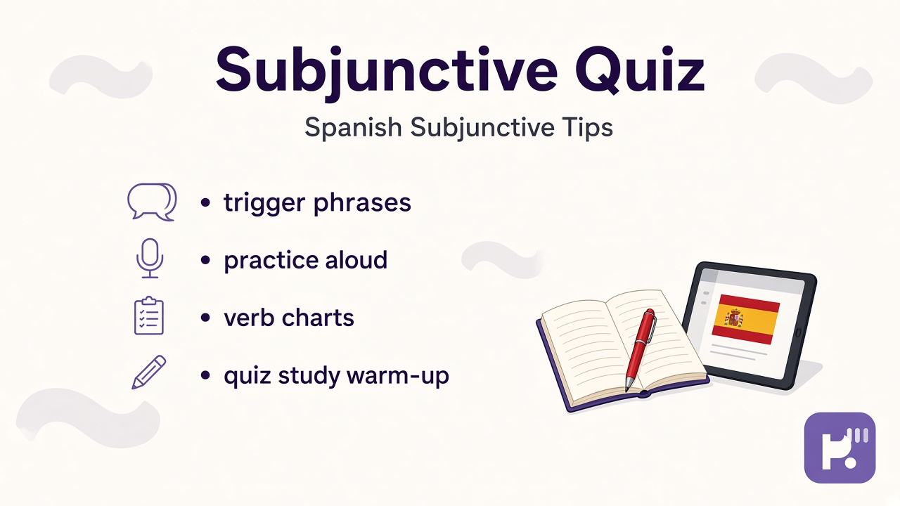 Imperfect subjunctive tips: -ra -se stems; trigger clauses; tense harmony; polite wishes; quiz not DELE proof