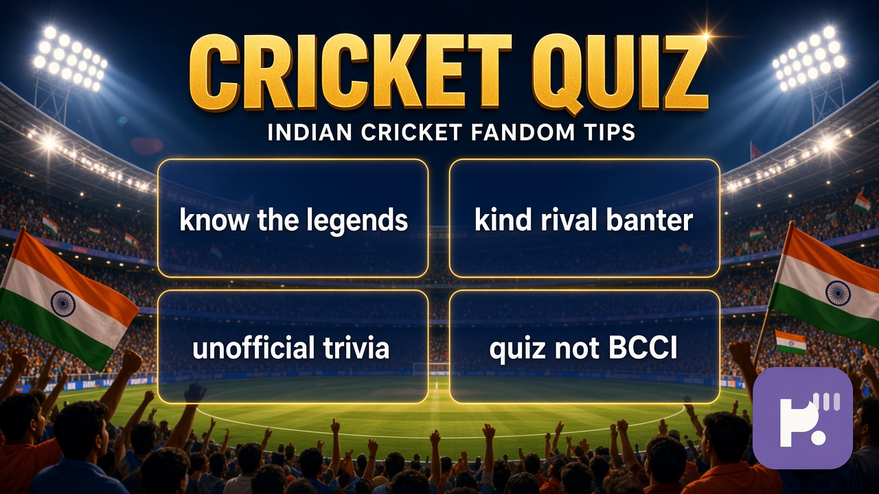 Indian cricket tips: Test ODI IPL eras; players records study; respectful fandom; quiz not BCCI official or selection proof