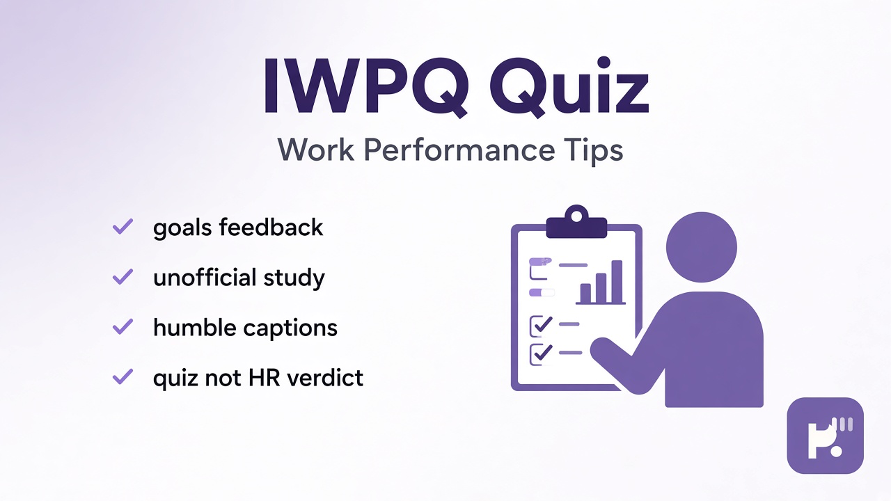 IWPQ work tips: task habits; contextual help; counterproductive awareness; quiz not mailed IWPQ or coworker dunk