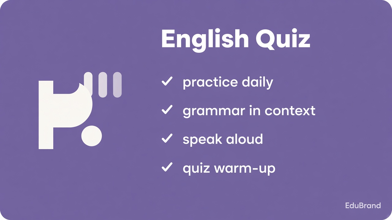 Intermediate English tips: B1-B2 grammar cues; read and listen daily; speak without shame; quiz not CEFR cert