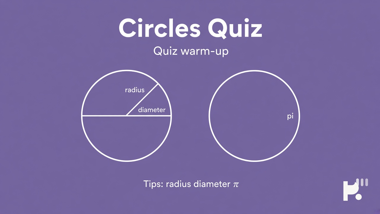 Intro circles tips: label radius; use pi wisely; sketch arcs; check units; study quiz not proctored exam or classmate dunks