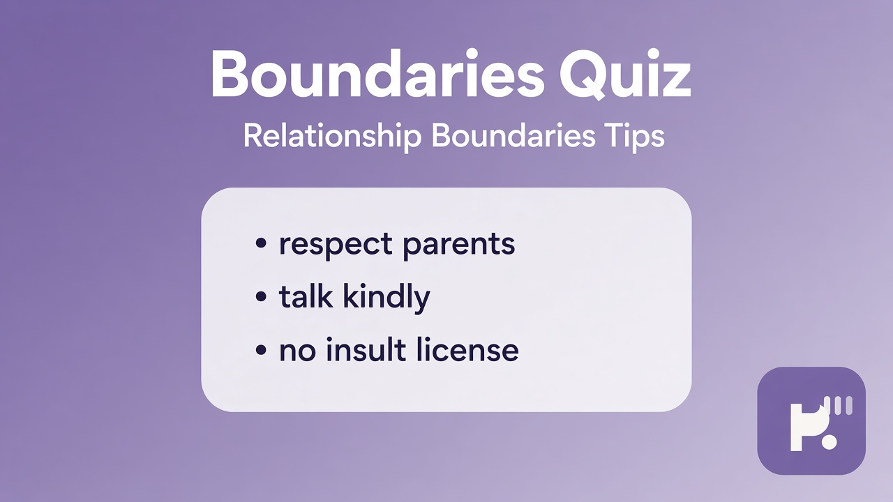Mama's boy quiz tips: respect parents, protect couple privacy, shared decisions, quiz not insult license